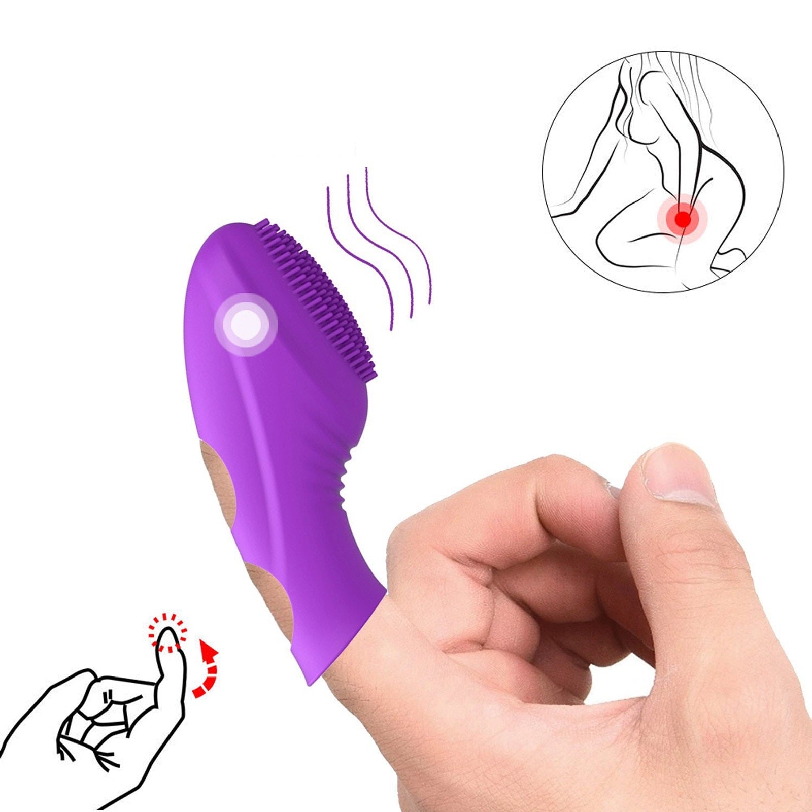 Sextoy - "Finger Bliss" finger clitoris stimulator