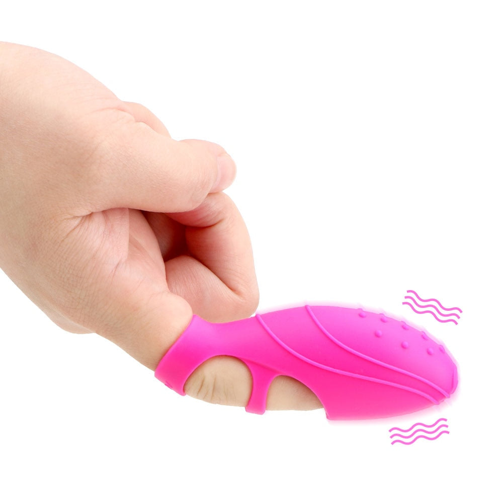 Sextoy - Stimulateur de clitoris vibrant à doigts "Délice des Sens"