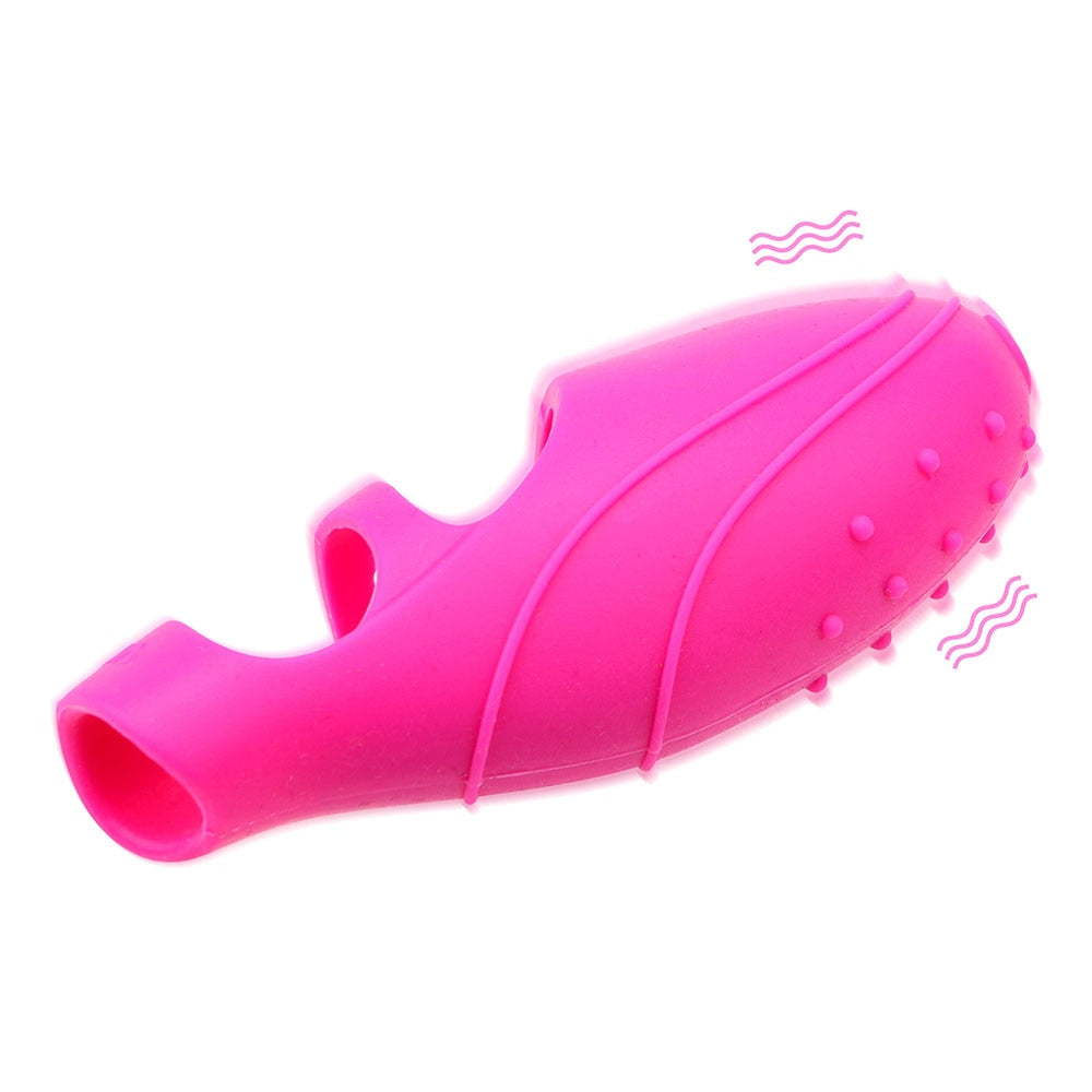 Sextoy - Stimulateur de clitoris vibrant à doigts "Délice des Sens"