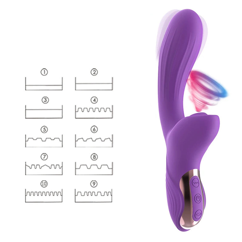 Juguete sexual: vibrador del punto G con 10 modos “G-Spot Bliss+”